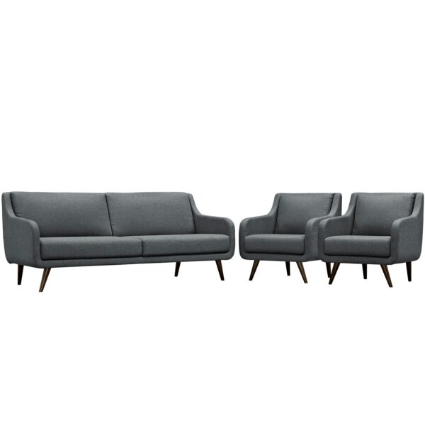 Verve Living Room Set Set of 3 By Modway - EEI-2445 - Gray