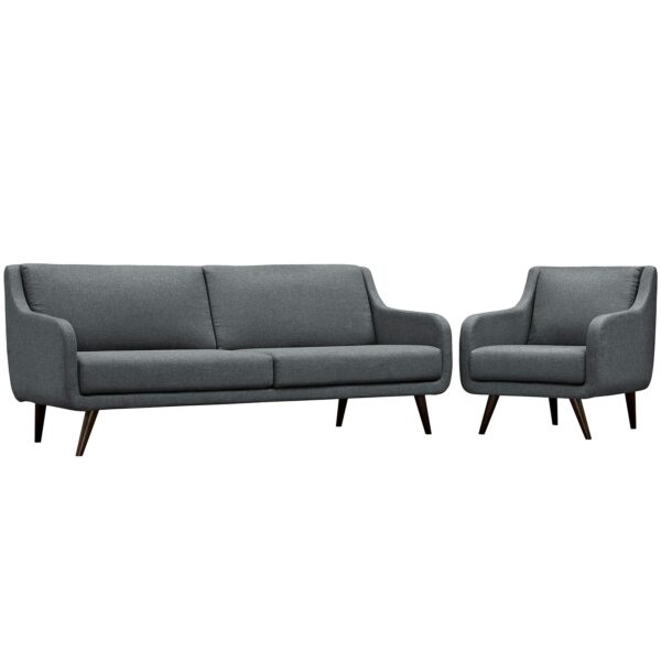 Verve Living Room Set Set Of 2 By Modway - EEI-2447 - Gray