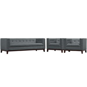 Serve Living Room Set Set of 3 By Modway - EEI-2454 - Gray