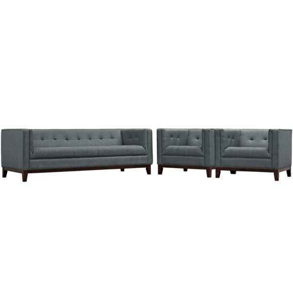 Serve Living Room Set Set of 3 By Modway - EEI-2454 - Gray