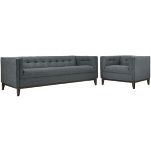 Serve Living Room Set Set of 2 By Modway - EEI-2464 - Gray