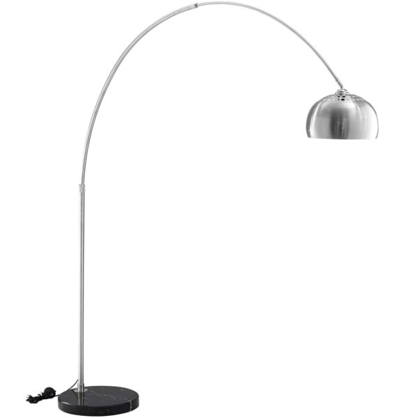 Sunflower Round Marble Base Floor Lamp By Modway - EEI-2906 - Black