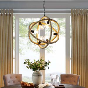 Transpose Rope Pendant Chandelier By Modway - EEI-3076