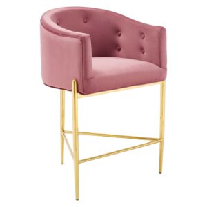Savour Tufted Counter Stool By Modway - EEI-3910 - Dusty Rose