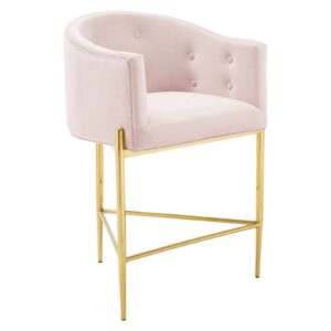 Savour Tufted Counter Stool By Modway - EEI-3910 - Pink