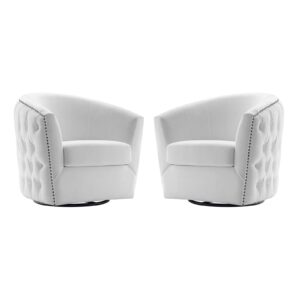 Rogue Armchair Performance Velvet Set of 2 By Modway - EEI-4425 - White