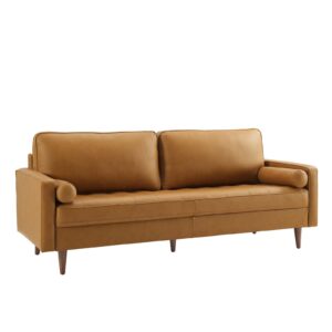 Valour 81" Leather Sofa By Modway - EEI-4634 - Tan