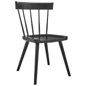 Sutter Wood Dining Side Chair By Modway - EEI-4650 - Black
