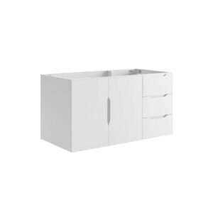 Vitality 36" Bathroom Vanity Cabinet (Sink Basin Not Included) By Modway - EEI-4894 - White