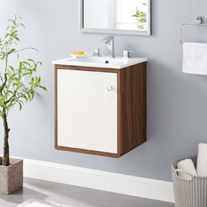 Transmit 18" Wall-Mount Bathroom Vanity By Modway - EEI-4896