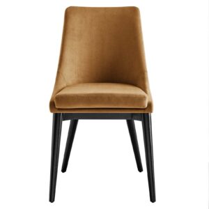 Viscount Performance Velvet Dining Chair By Modway - EEI-5009 - Cognac