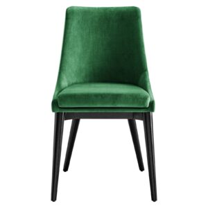 Viscount Performance Velvet Dining Chair By Modway - EEI-5009 - Emerald