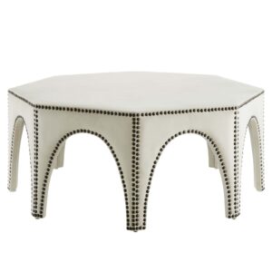 Victory Performance Velvet Ottoman By Modway - EEI-5035 - Ivory