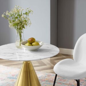 Tupelo 28" Artificial Marble Dining Table By Modway - EEI-5318