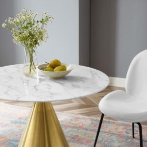 Tupelo 36" Artificial Marble Dining Table By Modway - EEI-5319