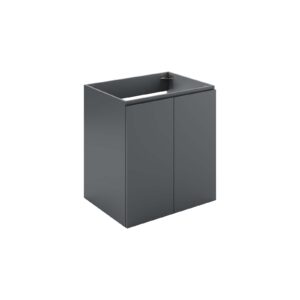 Vitality 24" Wall-Mount Bathroom Vanity By Modway - EEI-5557 - Gray