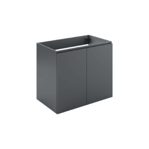 Vitality 30" Wall-Mount Bathroom Vanity By Modway - EEI-5558 - Gray