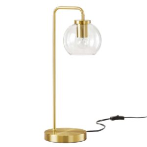 Silo Glass Globe Glass and Metal Table Lamp By Modway - EEI-5617 - Satin Brass