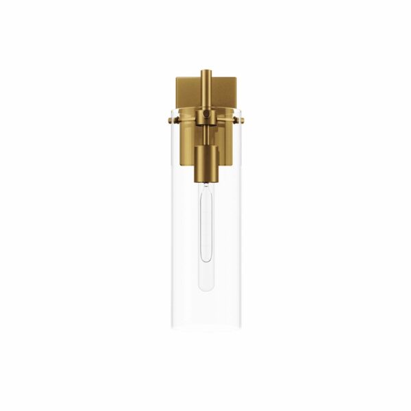 Skylark Wall Sconce By Modway - EEI-5649 - Clear Satin Brass
