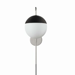 Stellar 1-Light Wall Sconce By Modway - EEI-5654 - Opal Polished Nickel