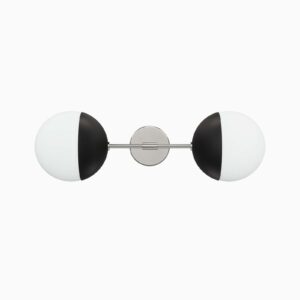 Stellar 2-Light Wall Sconce By Modway - EEI-5657 - Opal Polished Nickel