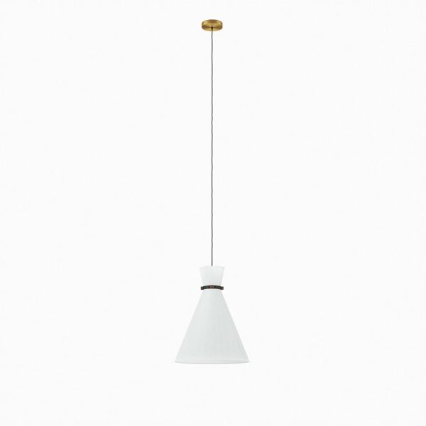 Starlight 1-Light Pendant Light By Modway - EEI-5659 - White Satin Brass
