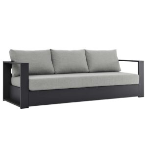 Tahoe Outdoor Patio Powder-Coated Aluminum Sofa By Modway - EEI-5676 - Gray Gray