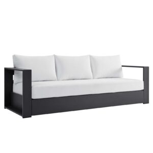 Tahoe Outdoor Patio Powder-Coated Aluminum Sofa By Modway - EEI-5676 - Gray White