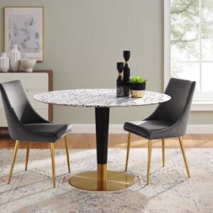 Zinque 47" Round Terrazzo Dining Table By Modway - EEI-5732