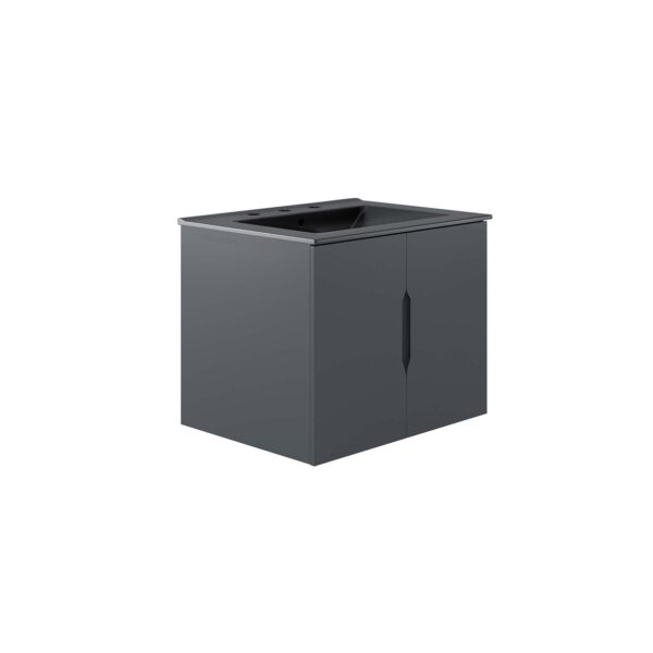Vitality 24" Bathroom Vanity By Modway - EEI-5782 - Gray Black