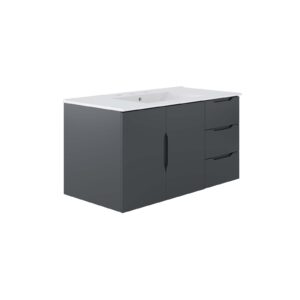 Vitality 36" Bathroom Vanity By Modway - EEI-5783 - Gray White