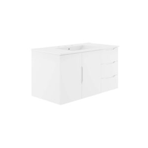 Vitality 36" Bathroom Vanity By Modway - EEI-5783 - White White