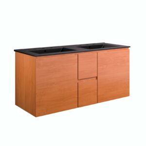 Scenic 48" Double Wall-Mount Bathroom Vanity By Modway - EEI-5815