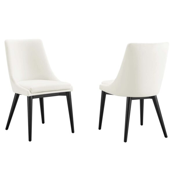 Viscount Accent Performance Velvet Dining Chairs - Set of 2 By Modway - EEI-5816 - White
