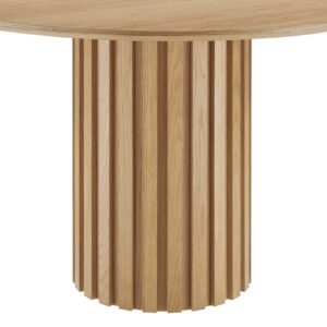 Senja 47" Round Dining Table By Modway - EEI-6064 - Oak