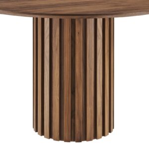 Senja 47" Round Dining Table By Modway - EEI-6064 - Walnut