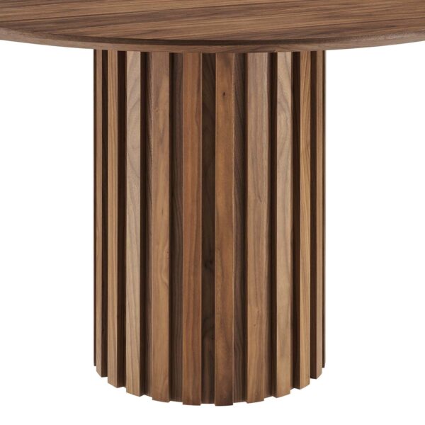 Senja 47" Round Dining Table By Modway - EEI-6064 - Walnut