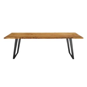 Viggo 96" Live Edge Acacia Wood Dining Table By Modway - EEI-6071 - Black Natural