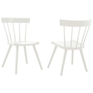Sutter Wood Dining Side Chair Set of 2 By Modway - EEI-6082 - White
