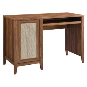 Soma 47" Office Desk By Modway - EEI-6116 - Walnut