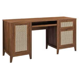 Soma 63" Office Desk By Modway - EEI-6117 - Walnut
