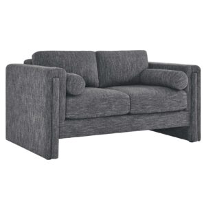 Visible Fabric Loveseat By Modway - EEI-6375 - Gray