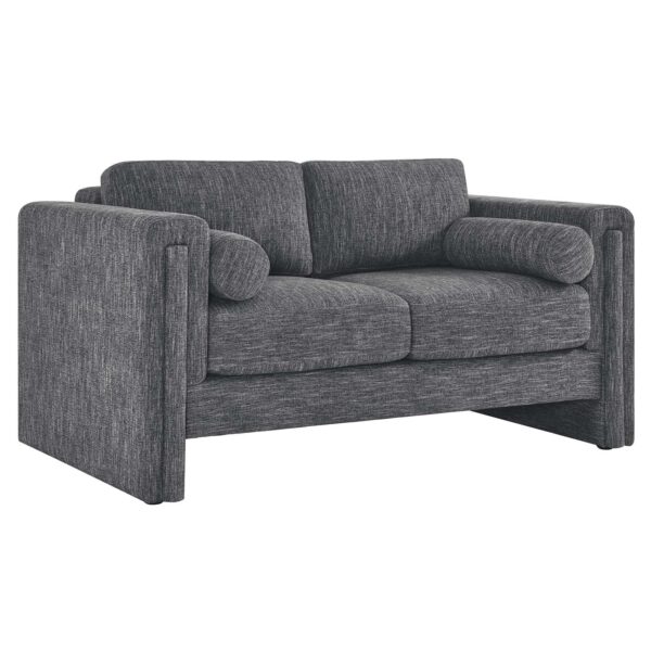 Visible Fabric Loveseat By Modway - EEI-6375 - Gray