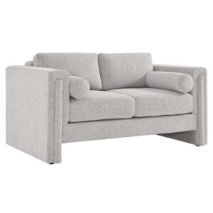 Visible Fabric Loveseat By Modway - EEI-6375 - Light Gray
