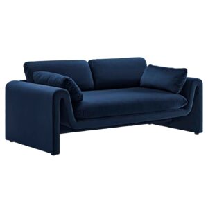 Waverly Performance Velvet Sofa By Modway - EEI-6382 - Midnight Blue