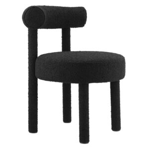 Toulouse Boucle Fabric Dining Chair By Modway - EEI-6387 - Black