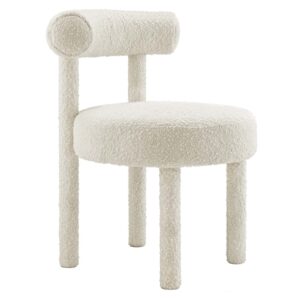 Toulouse Boucle Fabric Dining Chair By Modway - EEI-6387 - Ivory