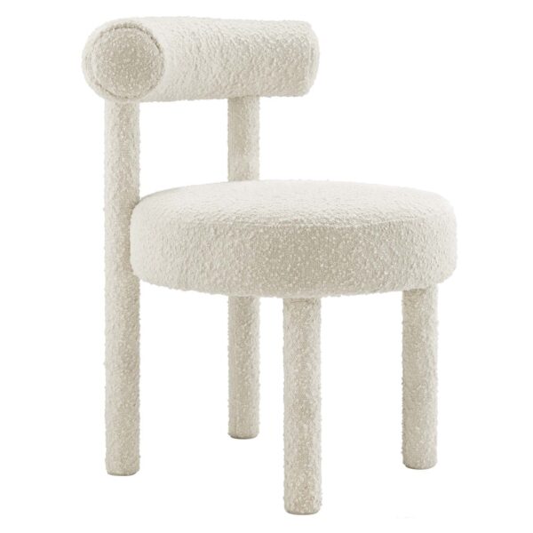 Toulouse Boucle Fabric Dining Chair By Modway - EEI-6387 - Ivory