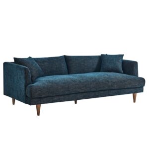 Zoya Down Filled Overstuffed Sofa By Modway - EEI-6405 - Navy Fabric