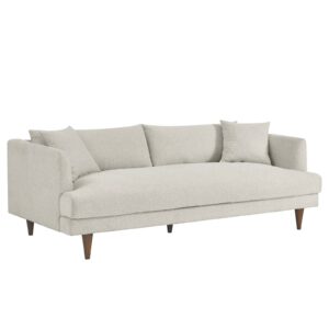 Zoya Down Filled Overstuffed Sofa By Modway - EEI-6405 - Ivory Fabric